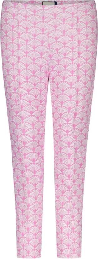 Seductive Slim-fit Trousers Roze Dames