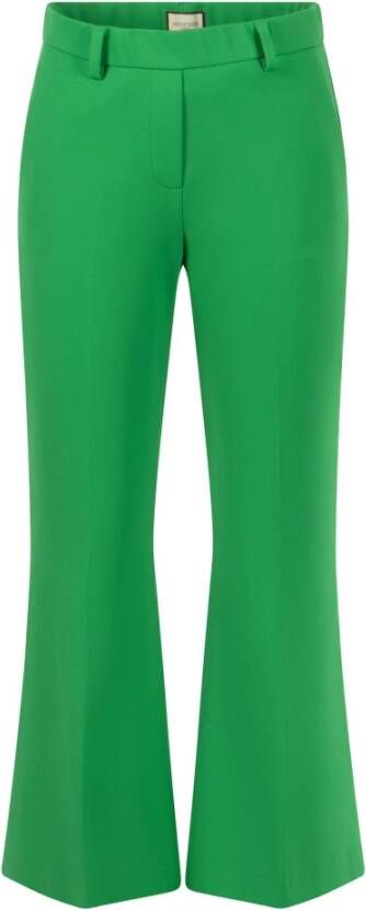 Seductive Wide Trousers Groen Dames