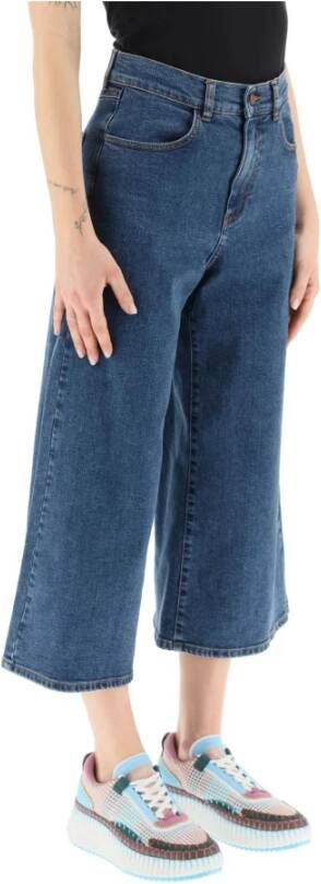 See by Chloé Bijgesneden jeans Blauw Dames