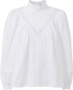 See by Chloé Embroidered Blouse Wit Dames