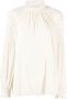 See by Chloé Stijlvolle Georgette Blouse Beige Dames - Thumbnail 1