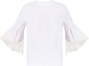 See by Chloé Cotton T-shirt Wit Dames