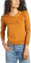See by Chloé Feminine Ruffled Sweater Brown Dames - Thumbnail 1