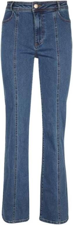 See by Chloé Flared Denim Jeans Blauw Dames