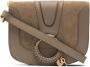 See by Chloé Hana Small Crossbody Bag in Motty Grey Suede and Calfskin Grijs Dames - Thumbnail 2