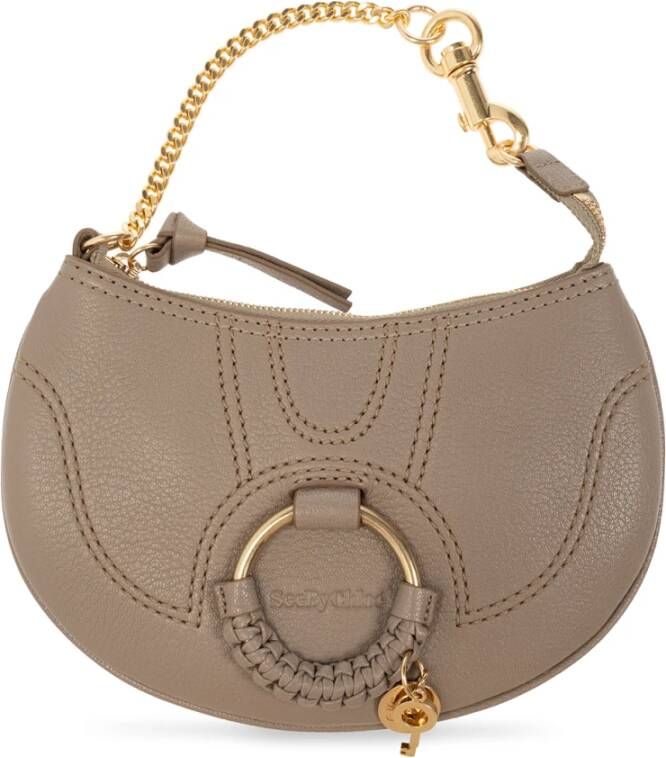 See By Chloé Hobo bags Hana Leather Shoulder Bag in taupe