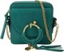 See by Chloé Joan Camera Bag in Green Leather Groen Dames - Thumbnail 1