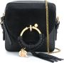 See by Chloé Joan Mini Crossbody Bag in Black Grained Cowskin and Suede Zwart Dames - Thumbnail 4