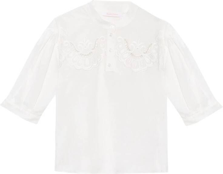 See by Chloé Short Sleeve Shirts White Dames