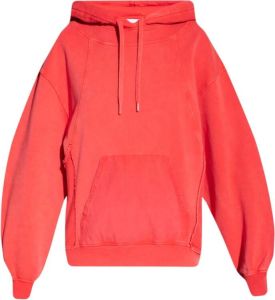 See by Chloé Logo-embroidered hoodie Roze Dames