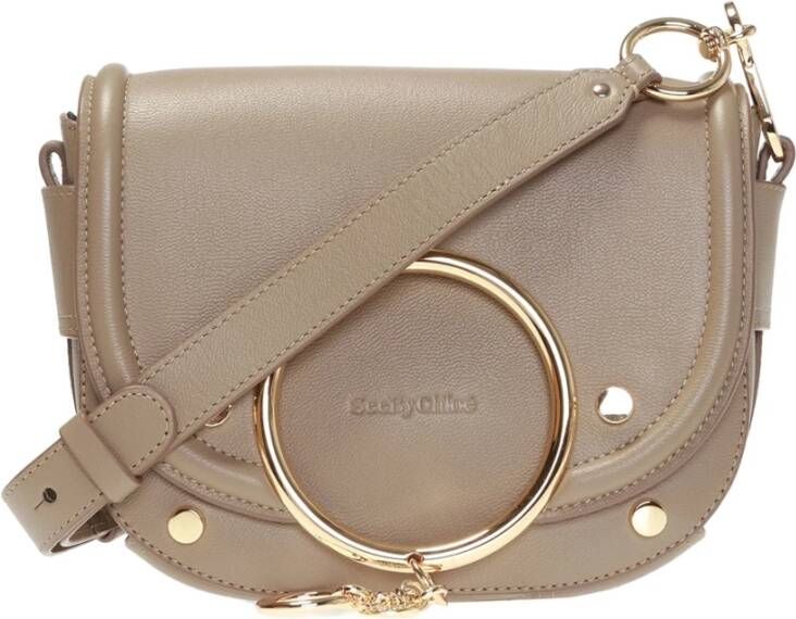 See By Chloé Crossbody bags Mara Shoulder Bag Leather in grijs