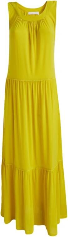 See by Chloé Maxi -jurken Yellow Dames