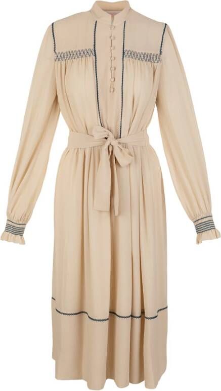 See by Chloé Midi Dresses Beige Dames