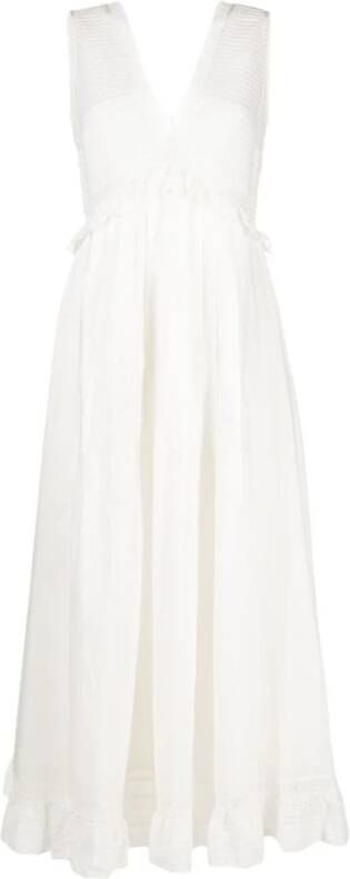 See by Chloé Midi Dresses Wit Dames