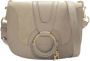 See by Chloé Hana Small Crossbody Bag in Motty Grey Suede and Calfskin Grijs Dames - Thumbnail 8