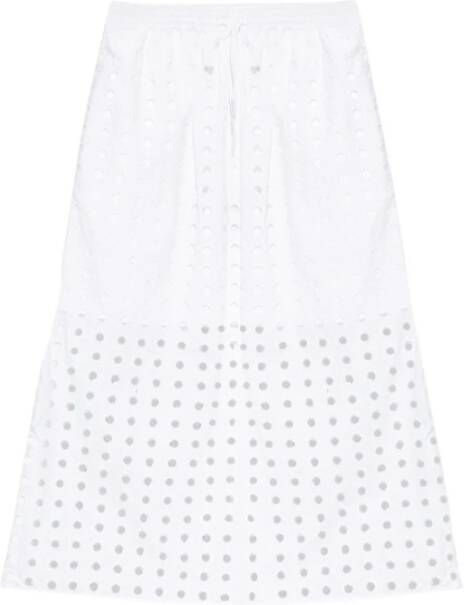 See by Chloé Openwork skirt White Dames