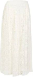 See by Chloé Perforated Skirt Beige Dames