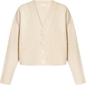 See by Chloé Relaxed-fitting cardigan Beige Dames
