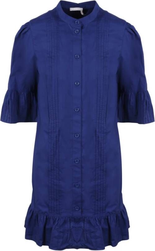 See by Chloé Shirt Dresses Blauw Dames