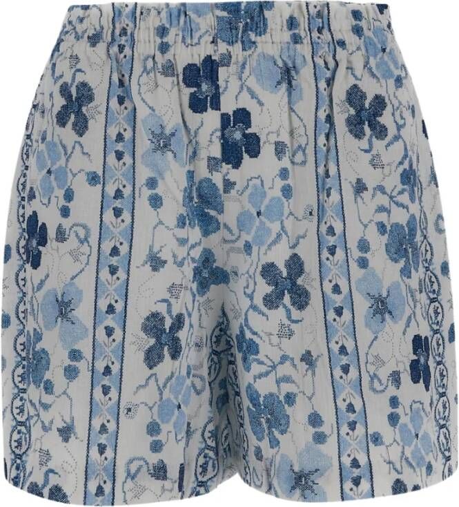 See by Chloé Short Shorts Blauw Dames