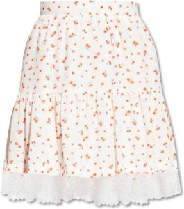 See by Chloé Skirt with fruit motif Wit Dames