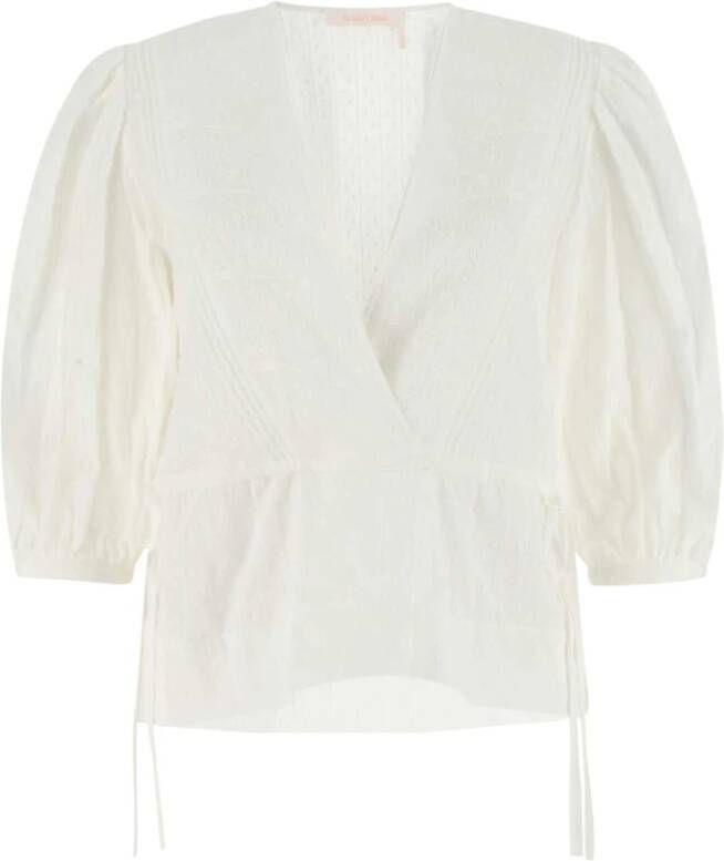 See by Chloé Stijlvolle Blouse Chs22Uht10024 106 Wit Dames