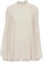 See by Chloé Stijlvolle Georgette Blouse Beige Dames - Thumbnail 3