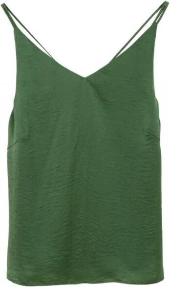 See u soon Sleeveless Tops Green Dames