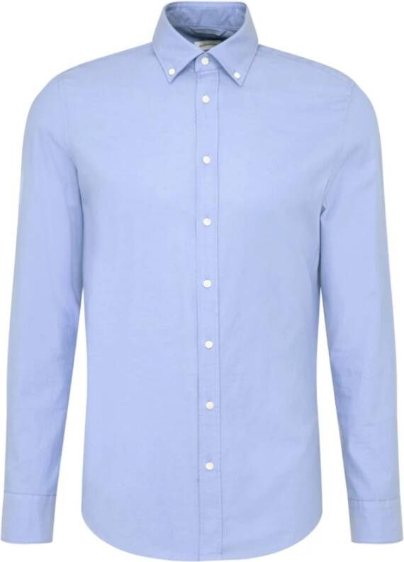 Seidensticker Business Shirt Shaped Blauw Heren