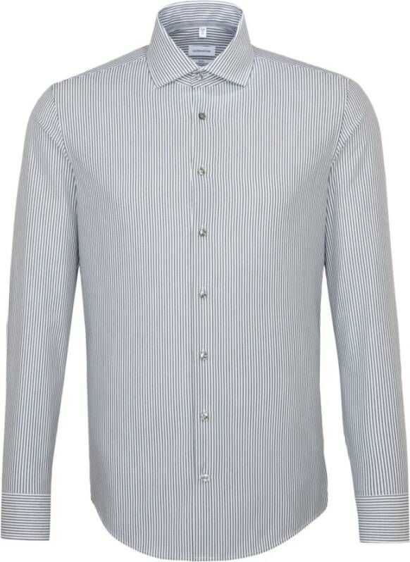 seidensticker Business Shirt Slim Blauw Heren