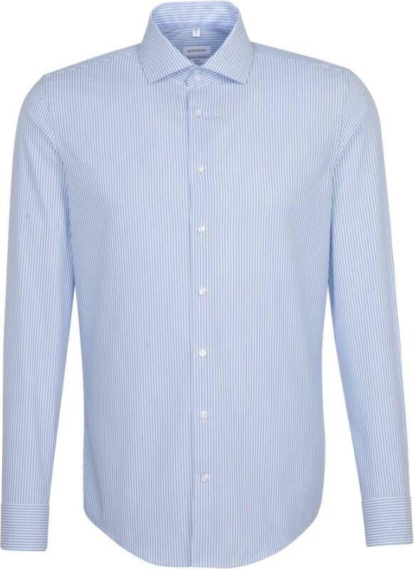 seidensticker Business Shirt Slim Blauw Heren