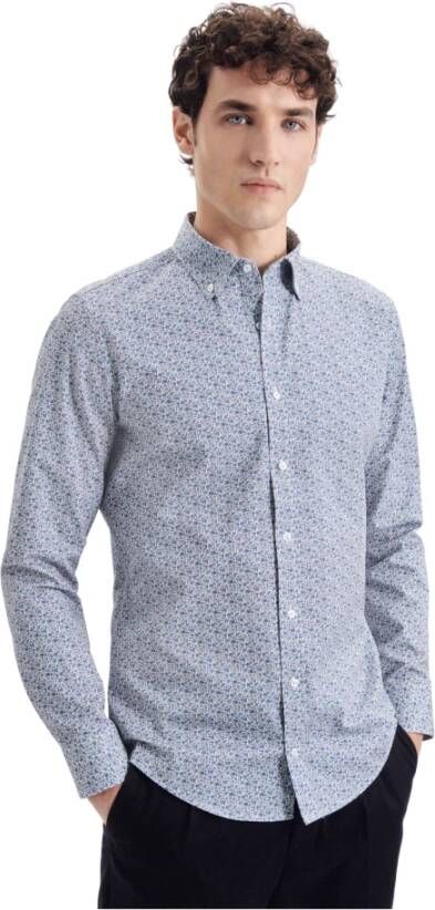 Seidensticker Businessoverhemd X-Slim lange mouwen button-downkraag print
