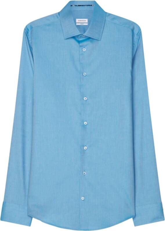seidensticker Formal Shirts Blauw Heren