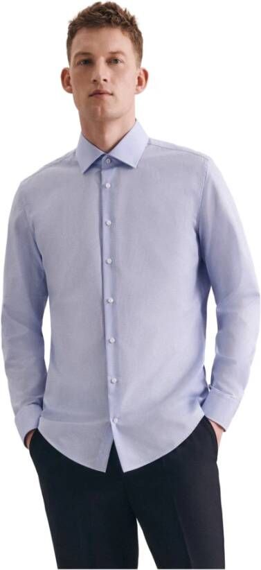 seidensticker Formal Shirts Blauw Heren