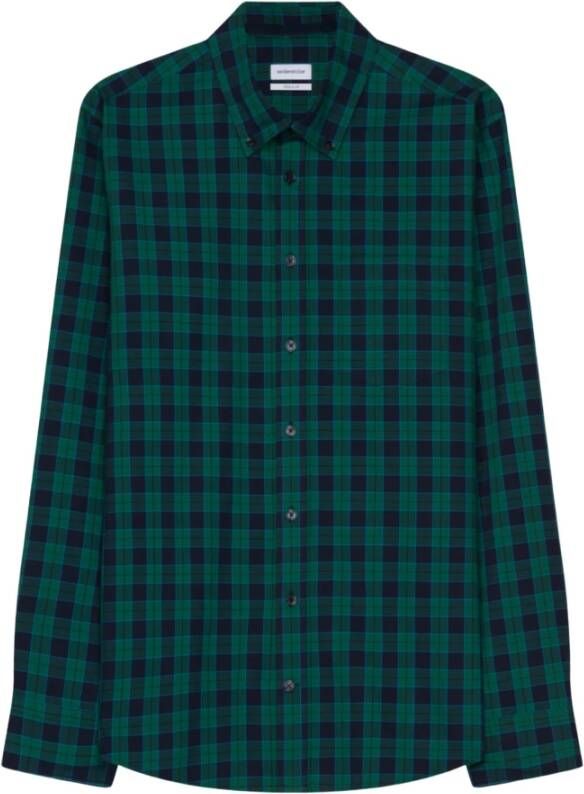 seidensticker Oxford shirt Regular Groen Heren