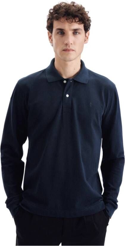 seidensticker Polo-Shirt Blauw Heren
