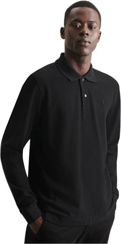 seidensticker Polo-Shirt Slim Zwart Heren