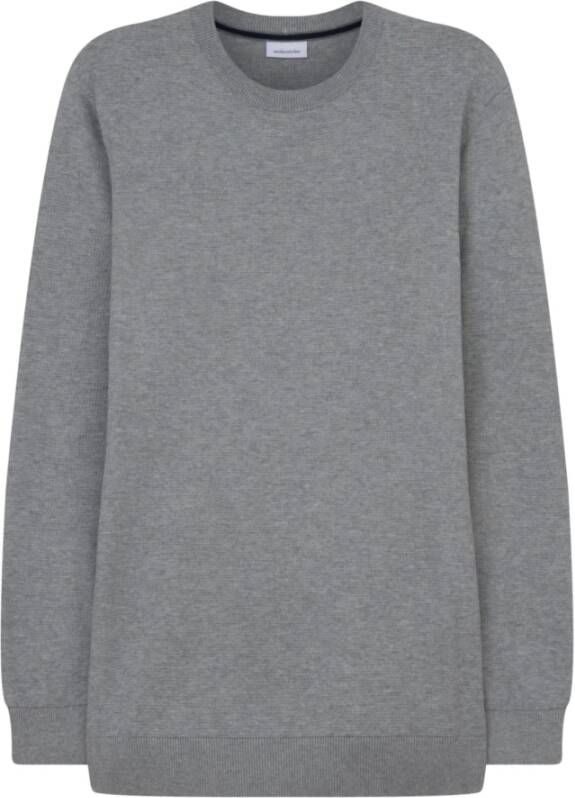 Seidensticker Pullover Regular Grijs Heren
