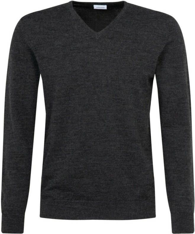 Seidensticker Pullover Regular Grijs Heren