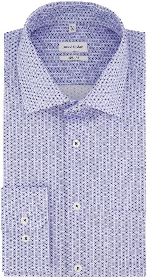 SEIDENSTICKER REGULAR FIT Regular fit zakelijk overhemd met all-over motief
