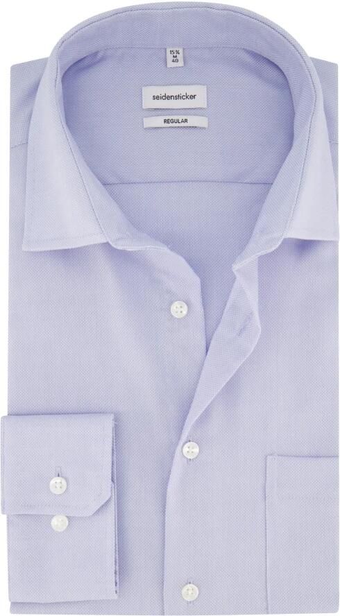 Seidensticker Businessoverhemd Zwarte roos Regular Kentkraag Uni - Foto 9