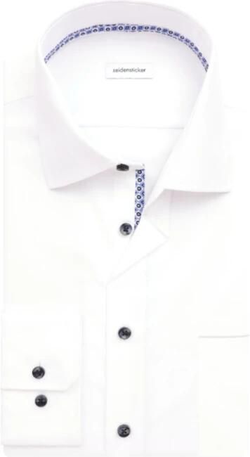 Seidensticker Businessoverhemd Regular lange mouwen kentkraag uni