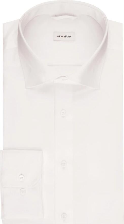 Seidensticker Businessoverhemd Slim lange mouwen kentkraag uni