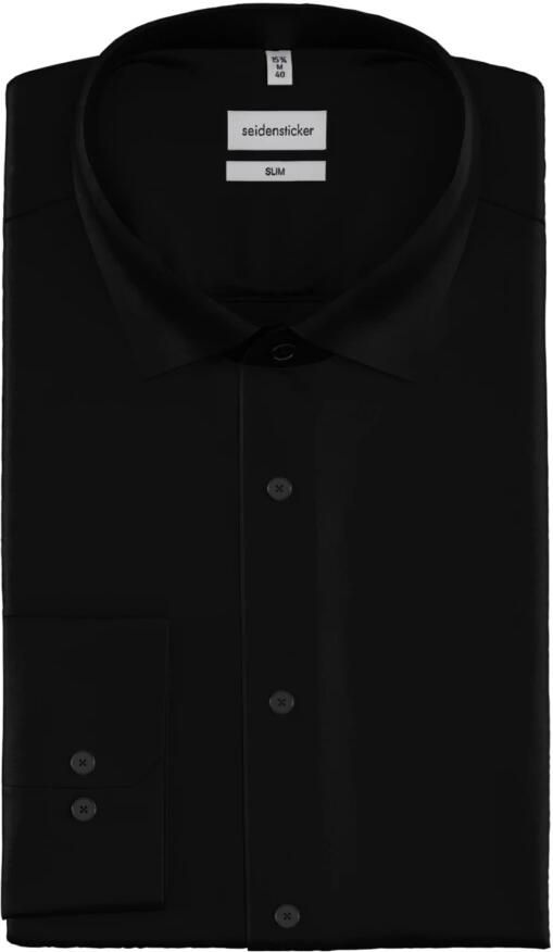 Seidensticker Slim fit zakelijk overhemd van satijn