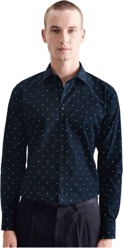 seidensticker shirt Blauw Heren