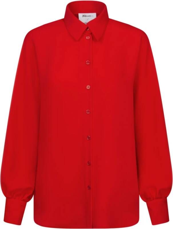 Seidensticker Shirt blouse regelmatig fit Rood Dames