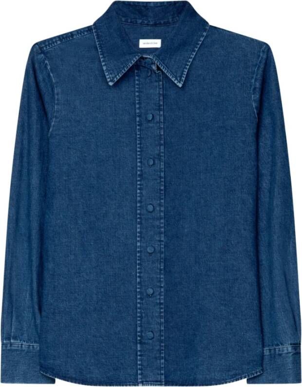 Seidensticker Shirt Blouse Regular fit Blauw Dames
