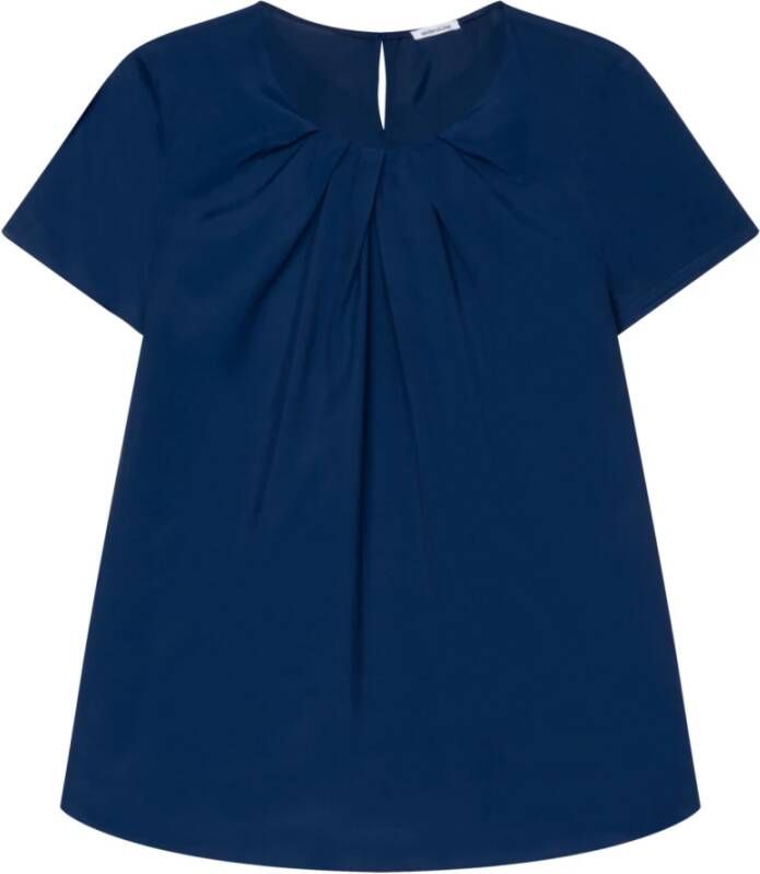 Seidensticker Shirt Blouse Regular fit Blauw Dames
