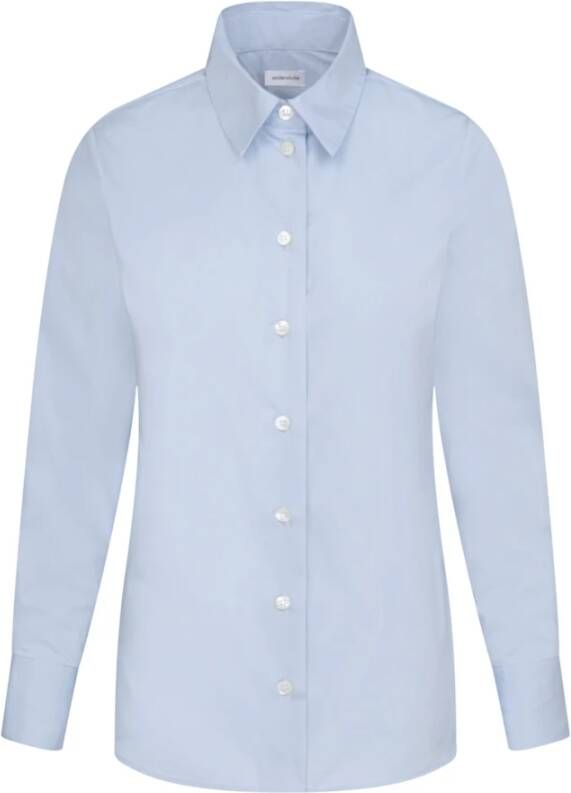 Seidensticker Shirt Blouse Regular Fit Blauw Dames