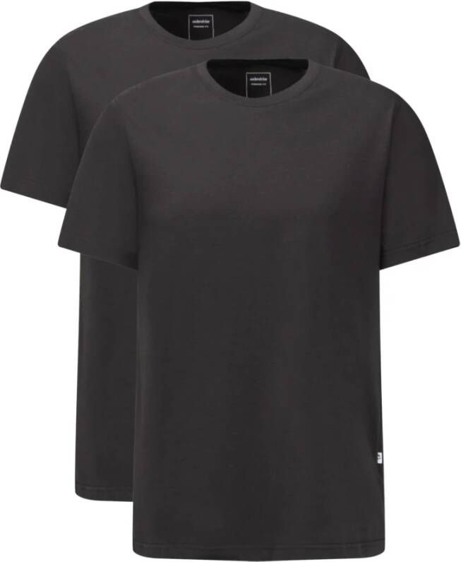 Seidensticker T-Shirt Regular Zwart Heren